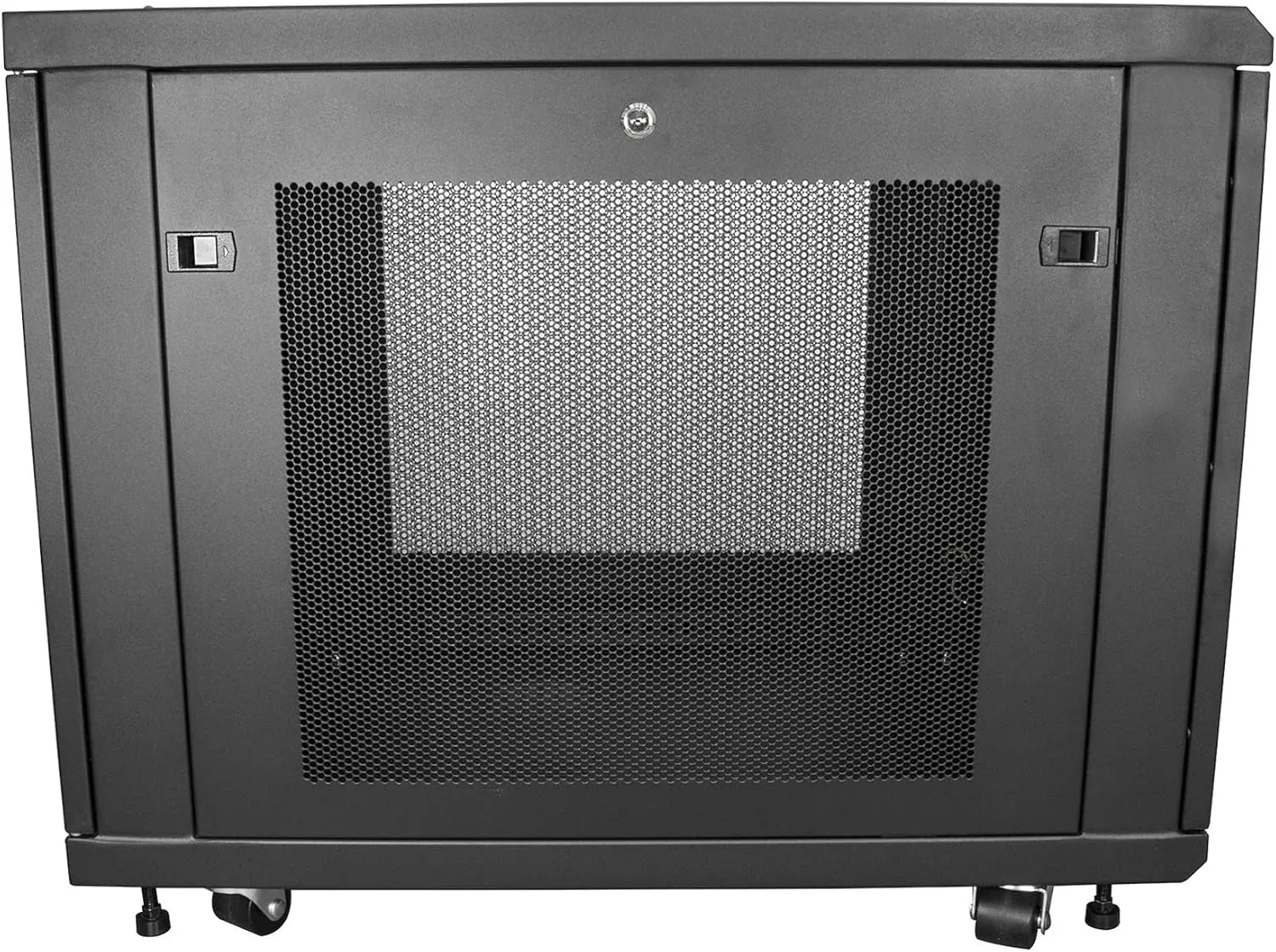 StarTech 4-Post 19" Server Rack Cabinet with Adjustable Mounting Rails and Locking Mesh Doors
