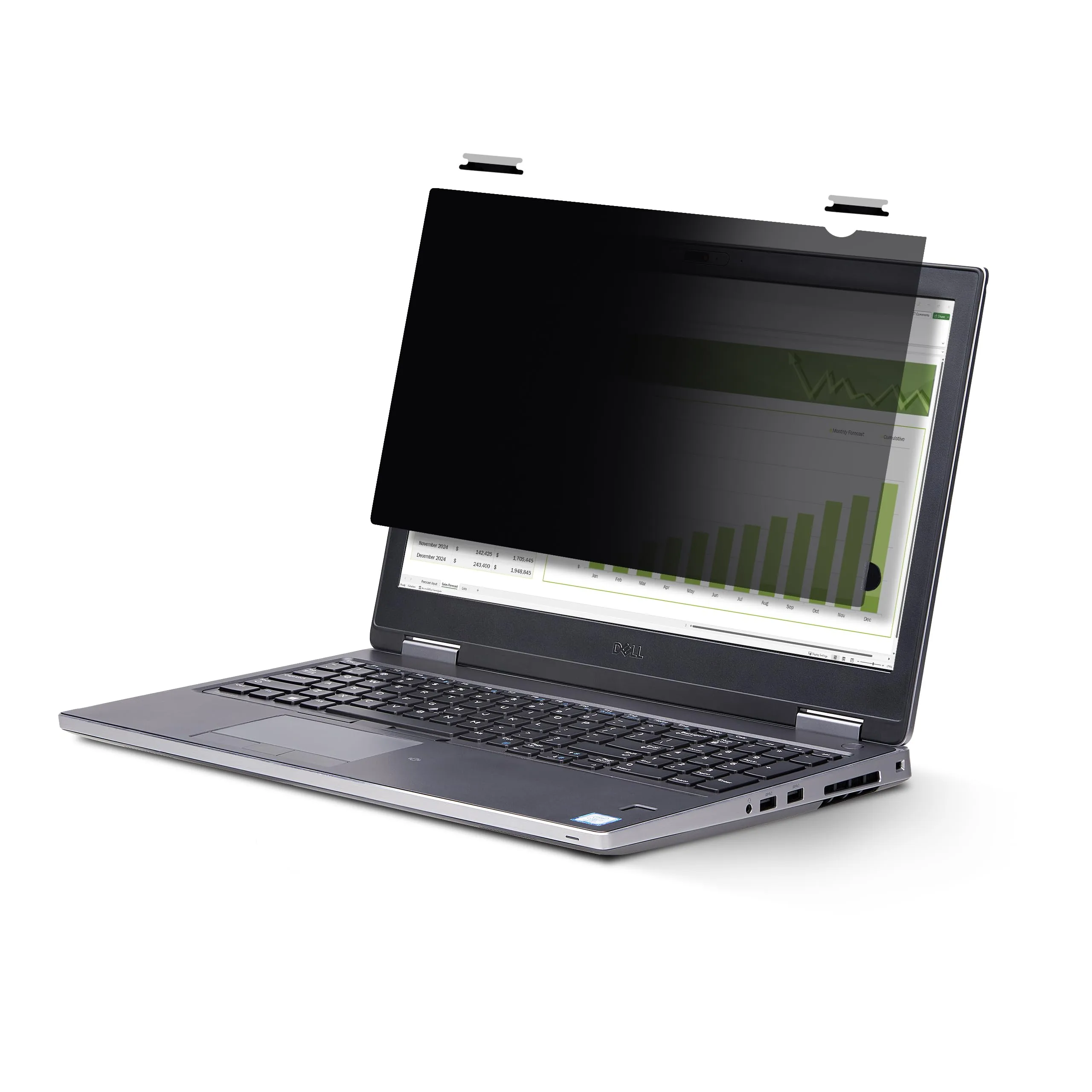StarTech.com 14-inch 16:10 Flip-Up Privacy Screen with Touch, Laptop Security Shield, Anti-Glare Blue Light Filter