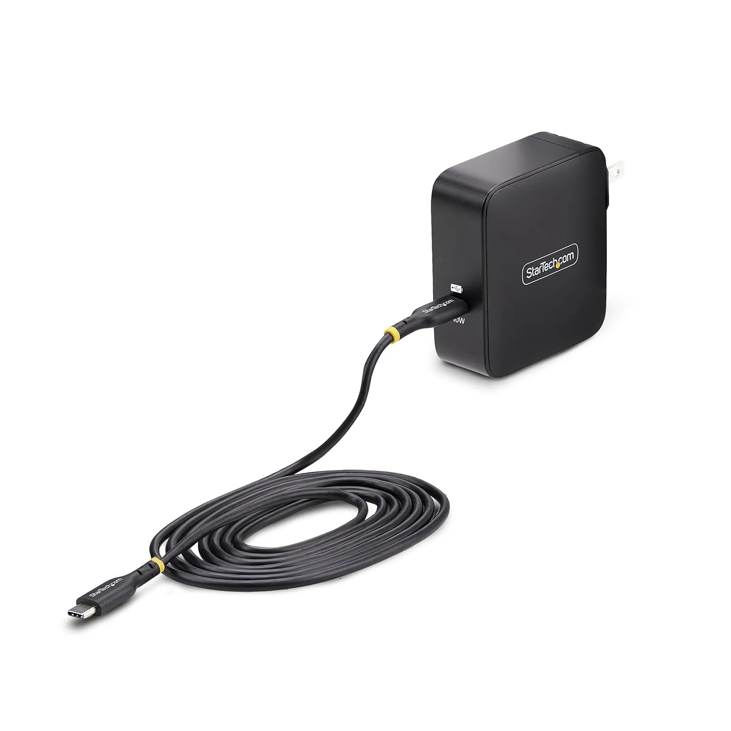 StarTech.com 140W USB-C Wall Charger, USB-IF Certified, Single USB-C, PD 3.1 Portable GaN Charging
