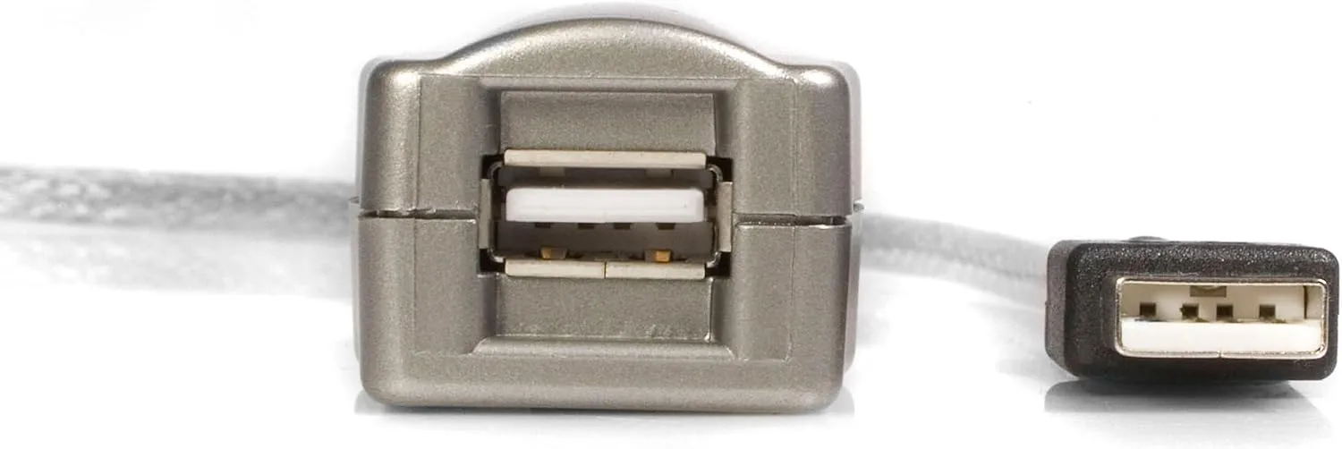 StarTech.com 15 ft USB 2.0 Active Extension Cable - M/F - Reliably extend the distance of a USB 2.0 device an additional