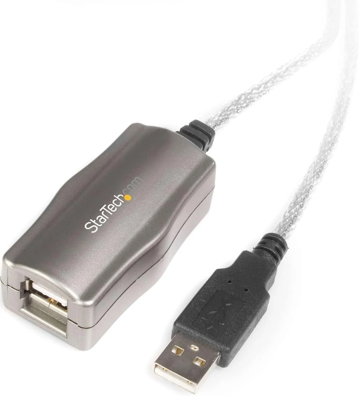 StarTech.com 15 ft USB 2.0 Active Extension Cable - M/F - Reliably extend the distance of a USB 2.0 device an additional