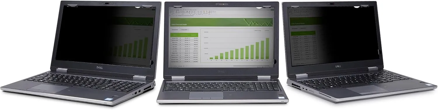 StarTech.com 12.5-inch 16:9 Flip-Up Privacy Screen with Touch, Laptop Security Shield, Anti-Glare Blue Light Filter