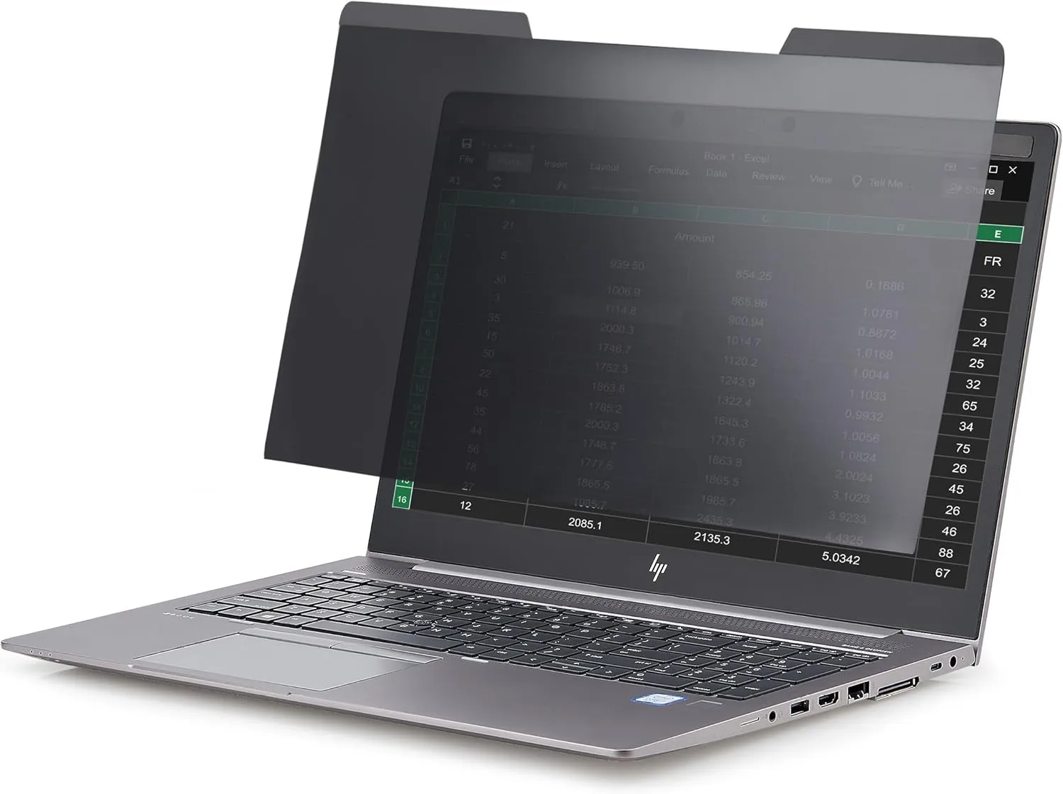StarTech.com Laptop Privacy Screen for 15.6" Notebook - Magnetic Removable Laptop Display Security Filter