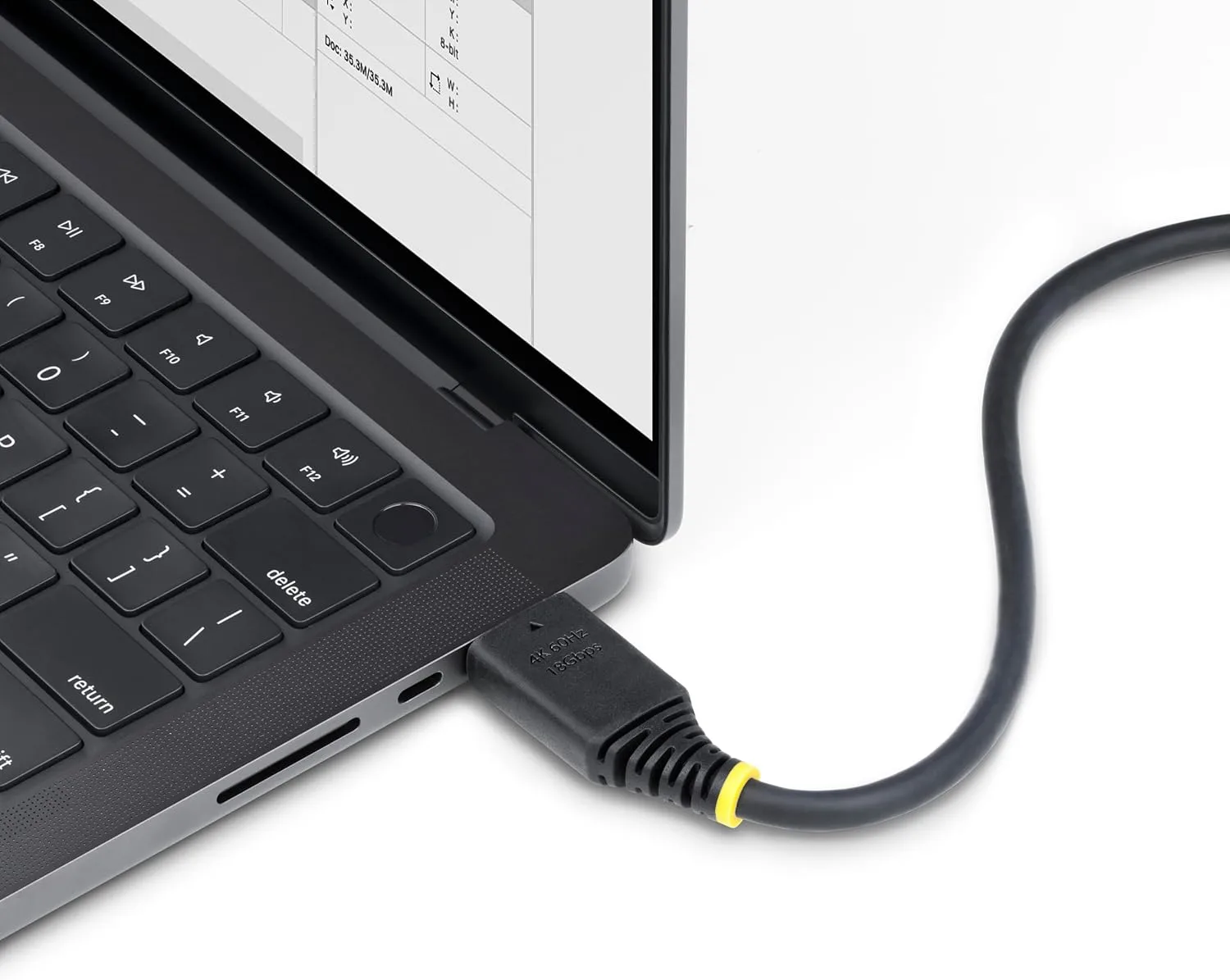 StarTech.com 3ft (0.9m) High Speed HDMI Cable with Gripping Connectors, 4K 60Hz/1440p 144Hz, 18Gbps - Cord, TPE Jacket