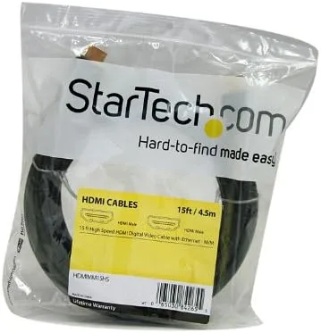 StarTech.com High Speed HDMI Cable with Ethernet - HDMI M/M