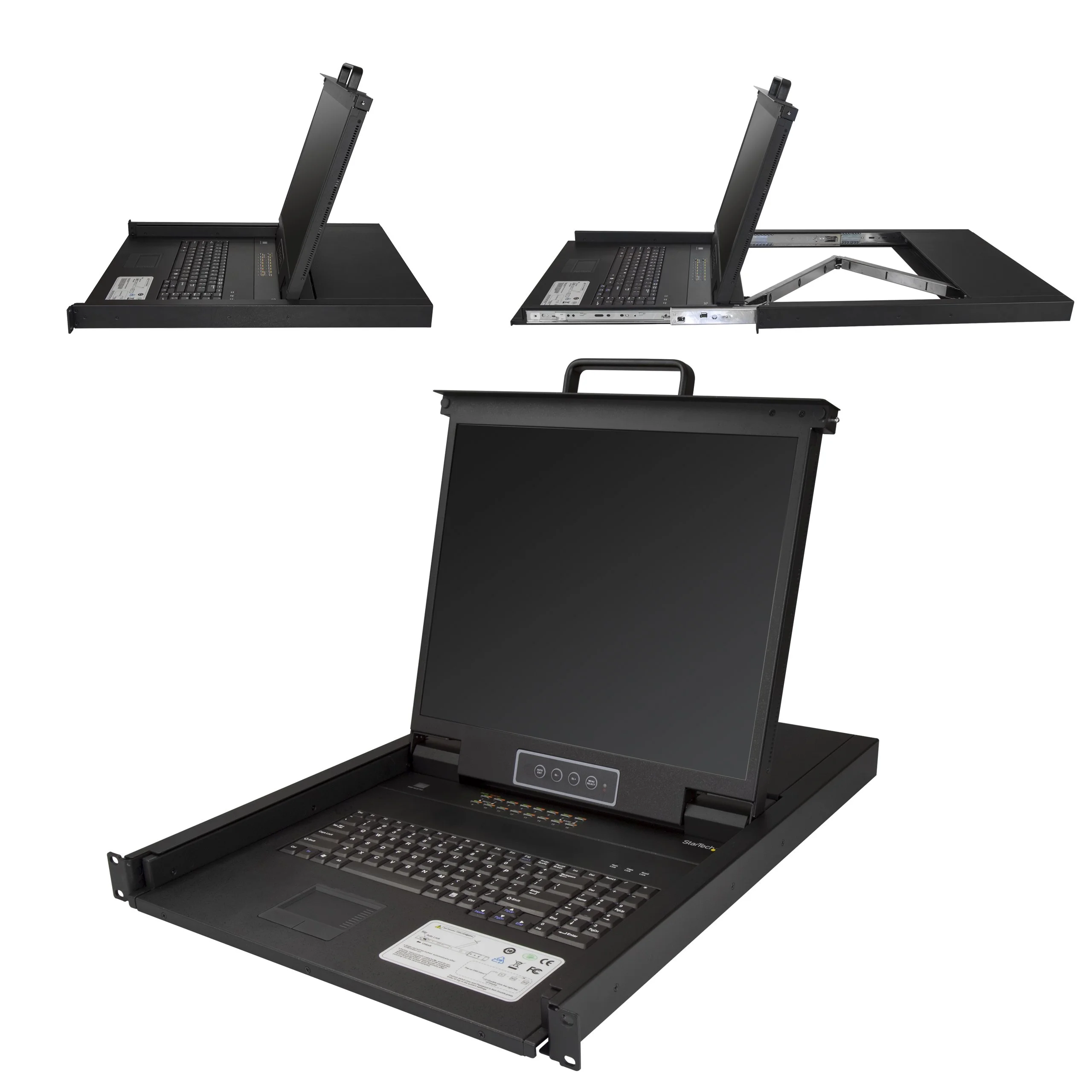 StarTech.com 19in 1U Rackmount KVM Console with LCD, Keyboard and TouchPad