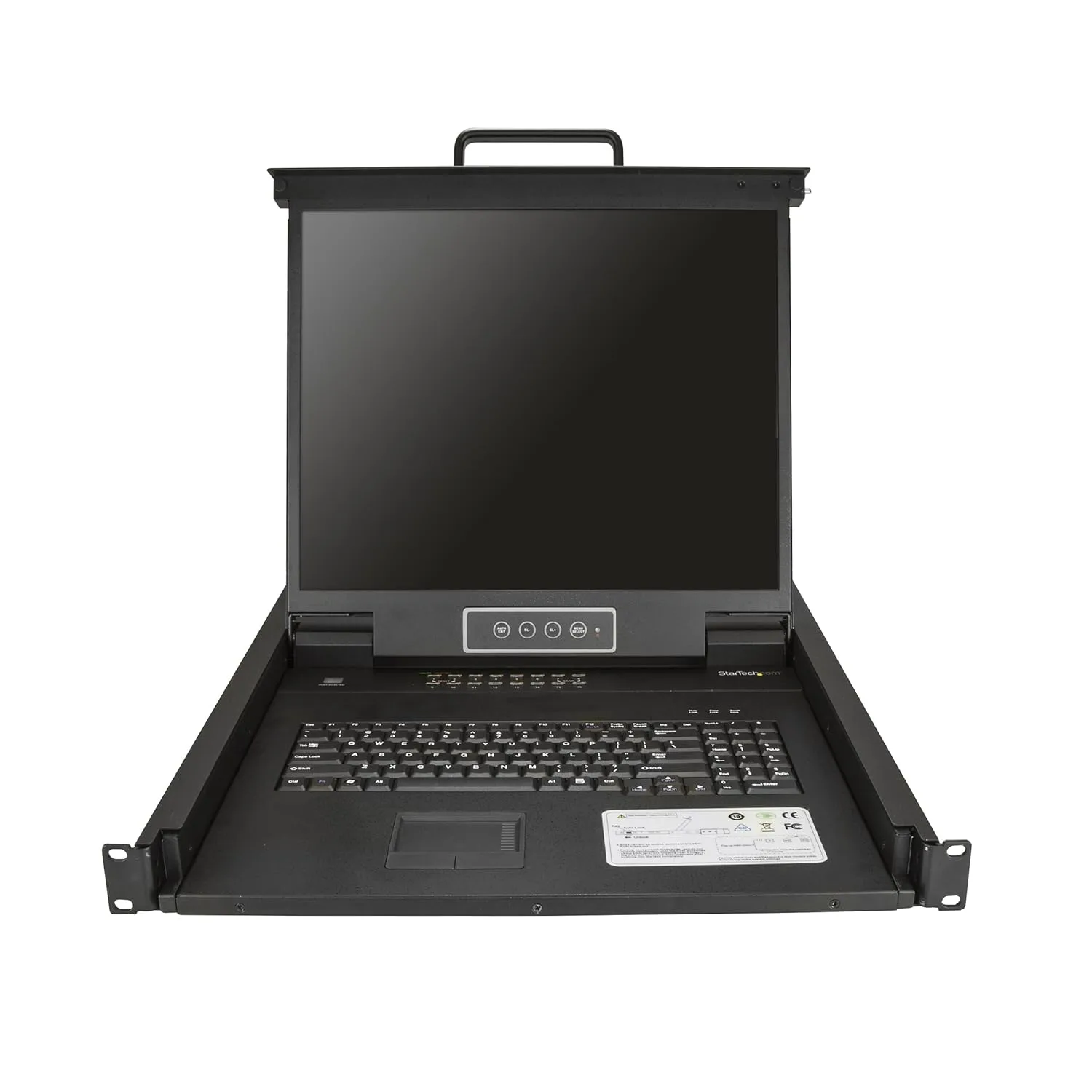 StarTech.com 19in 1U Rackmount KVM Console with LCD, Keyboard and TouchPad