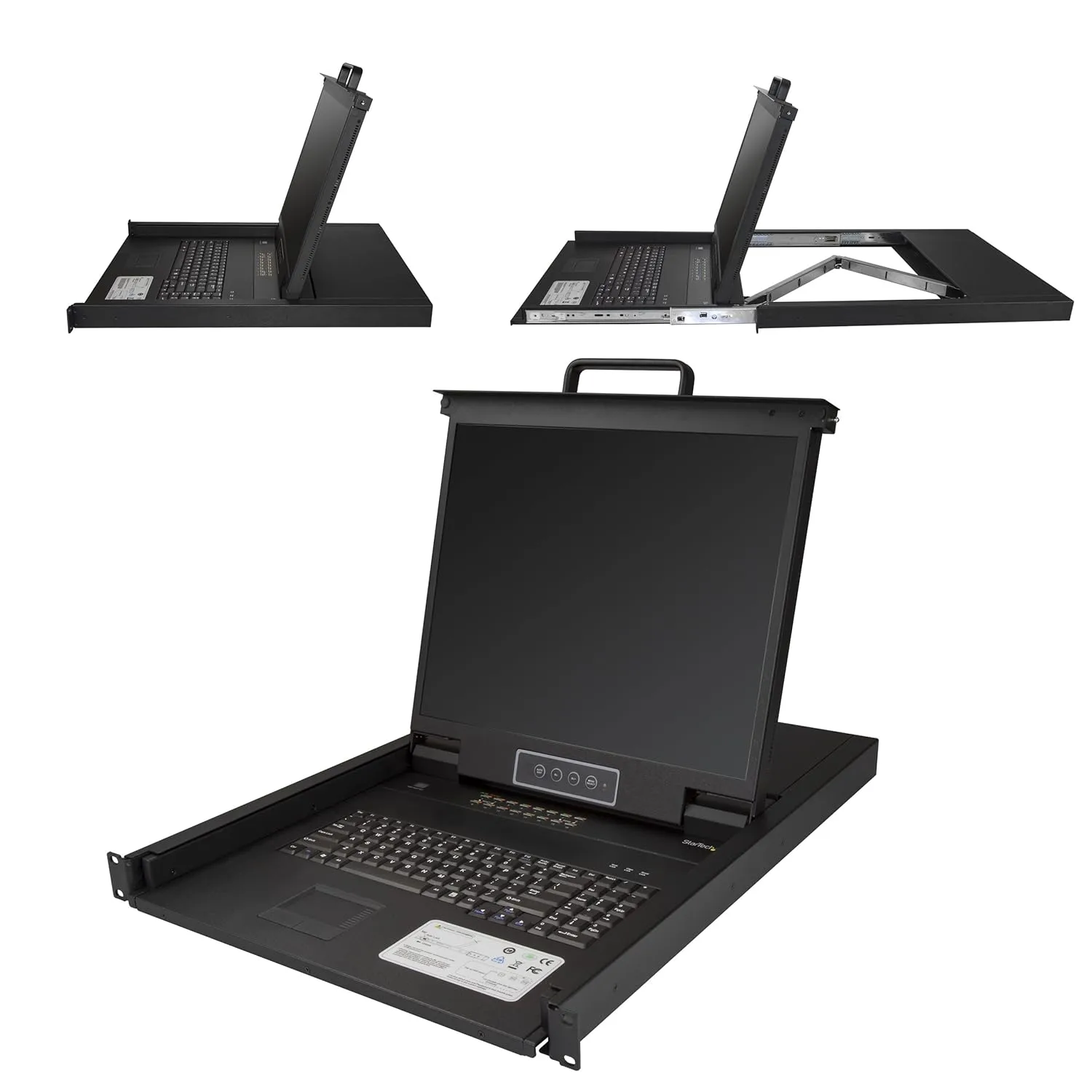 StarTech.com 19in 1U Rackmount KVM Console with LCD, Keyboard and TouchPad