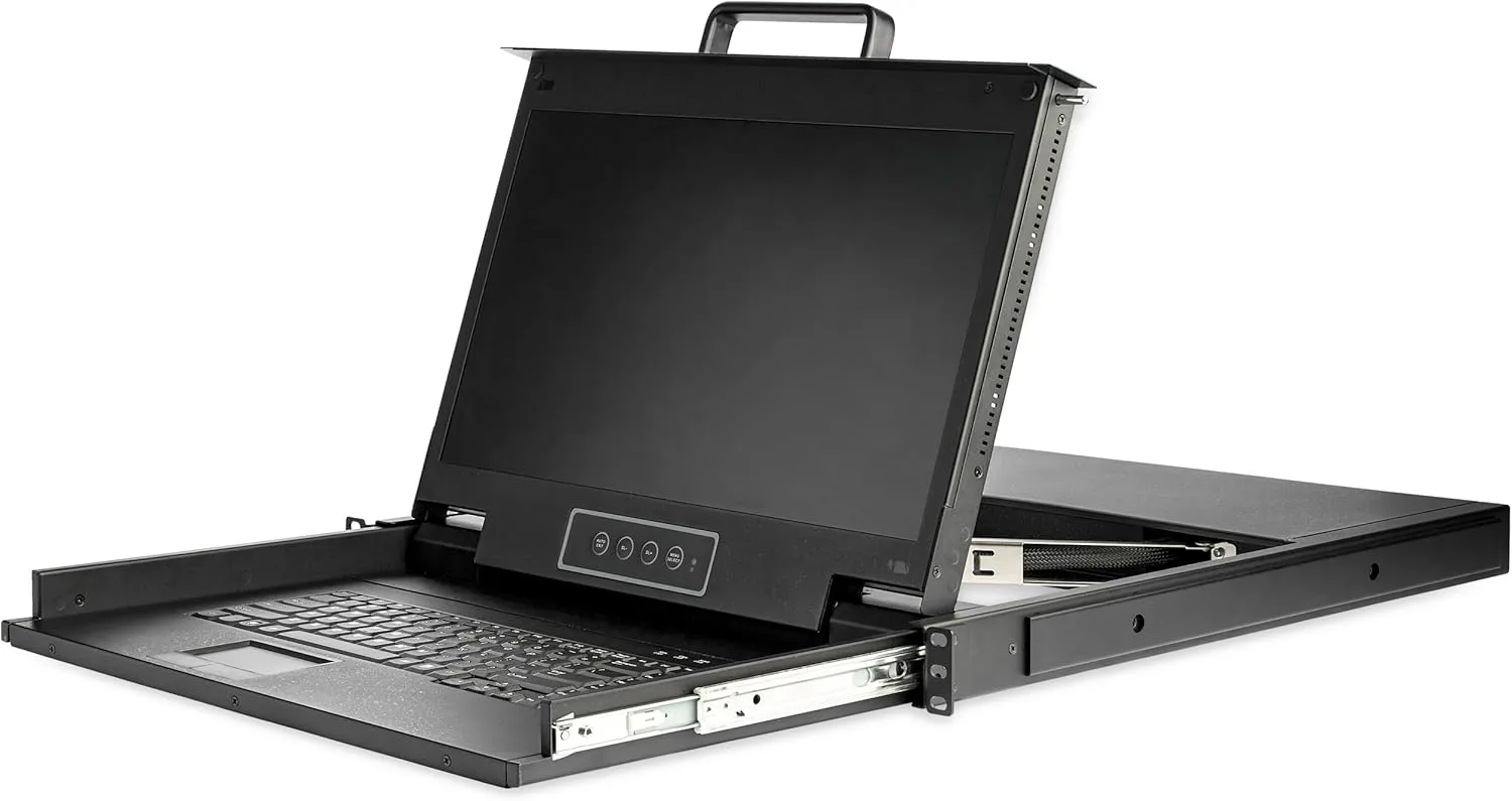 StarTech.com 17.3in HD Rackmount KVM Console - Single Port VGA, 1080p