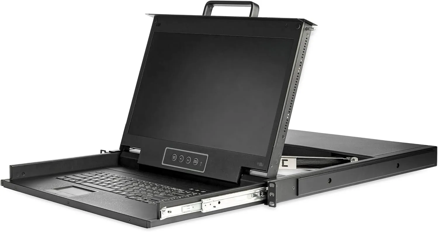 StarTech.com 17.3in HD Rackmount KVM Console - Single Port VGA, 1080p