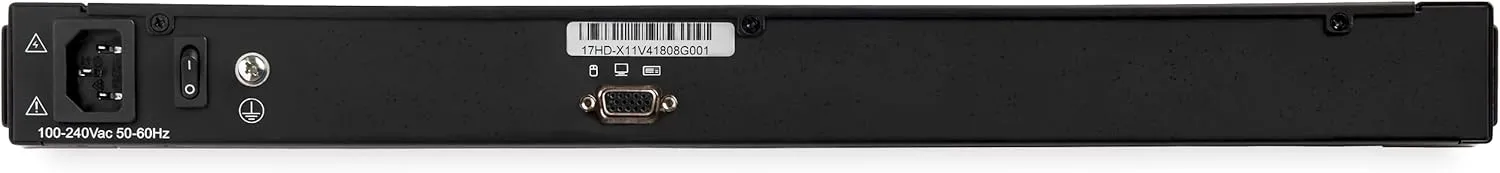 StarTech.com 17.3in HD Rackmount KVM Console - Single Port VGA, 1080p