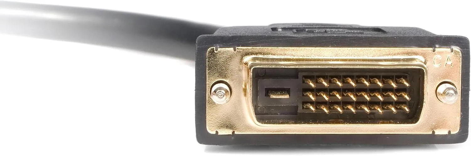 StarTech.com 1ft DVI Splitter Cable - M / F - DVI-D to 2x DVI-D Dual Video Splitter for Your Split Screen Computer Monitor