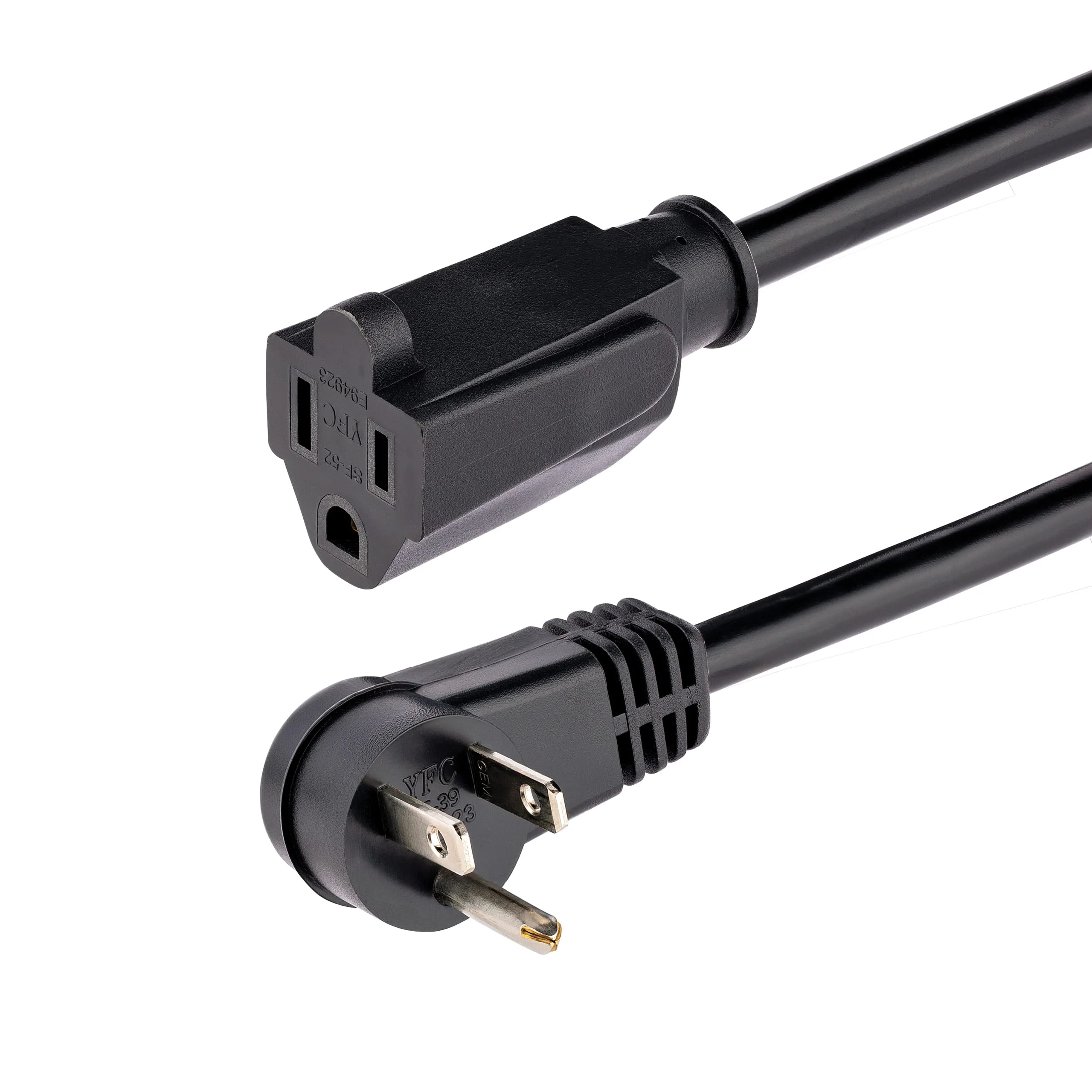 StarTech.com Power Extension Cord NEMA 5-15P to NEMA 5-15R