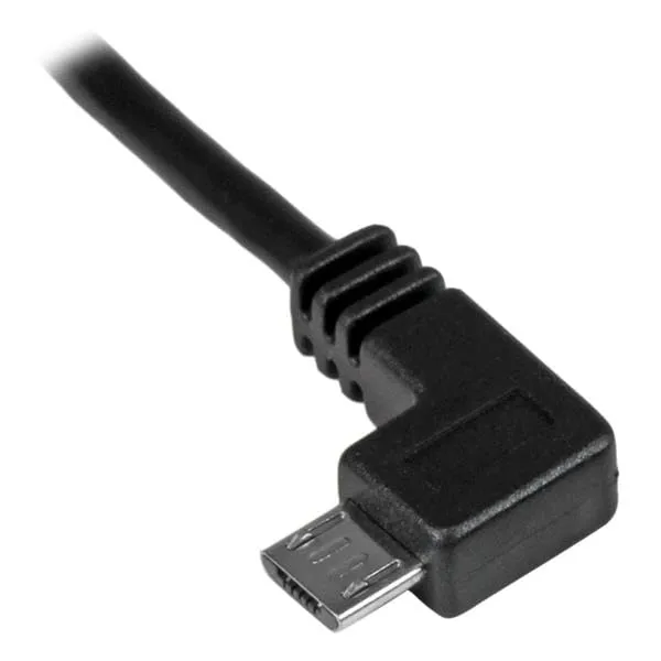 StarTech.com USB 2.0 A to Micro-B Angled Charge-and-Sync Cable