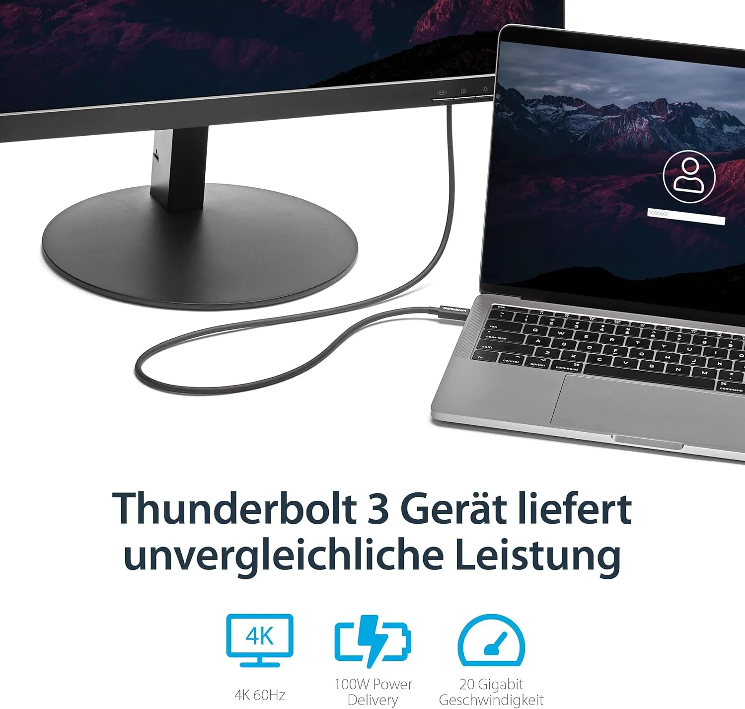 StarTech.com Passive Thunderbolt 3 USB-C Cable