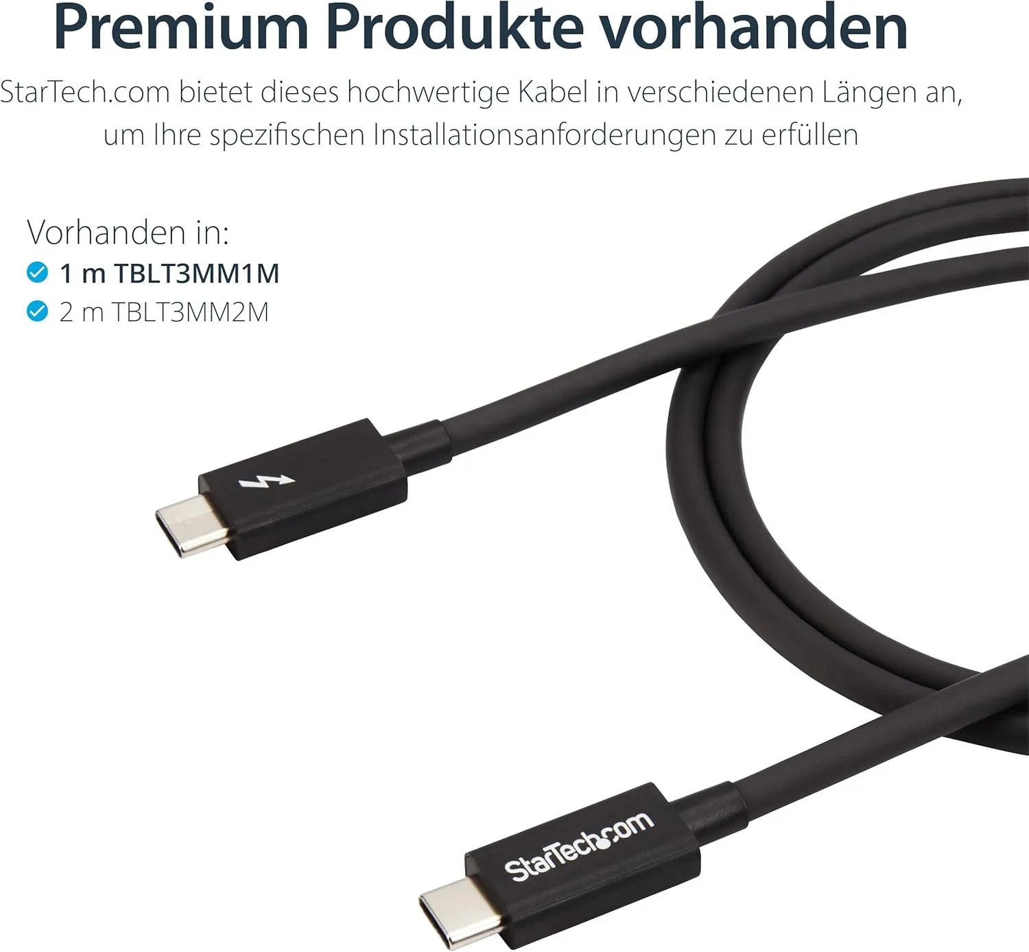 StarTech.com Passive Thunderbolt 3 USB-C Cable