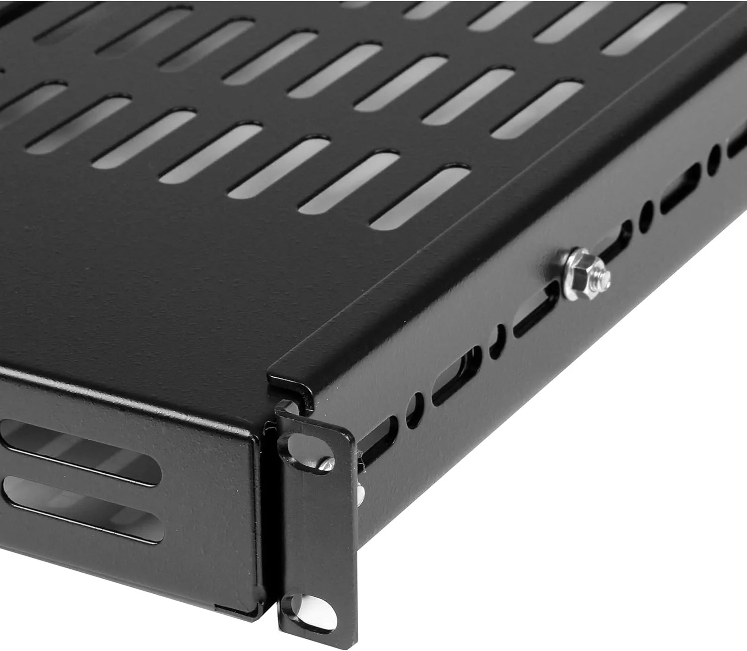 StarTech.com 1U Adjustable Vented Server Rack Mount Shelf - 175lbs (ADJSHELF)