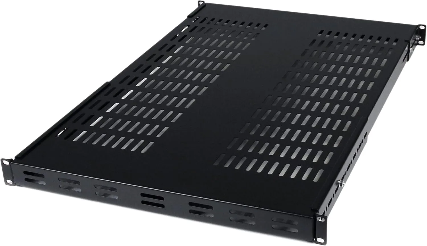 StarTech.com 1U Adjustable Vented Server Rack Mount Shelf - 175lbs (ADJSHELF)