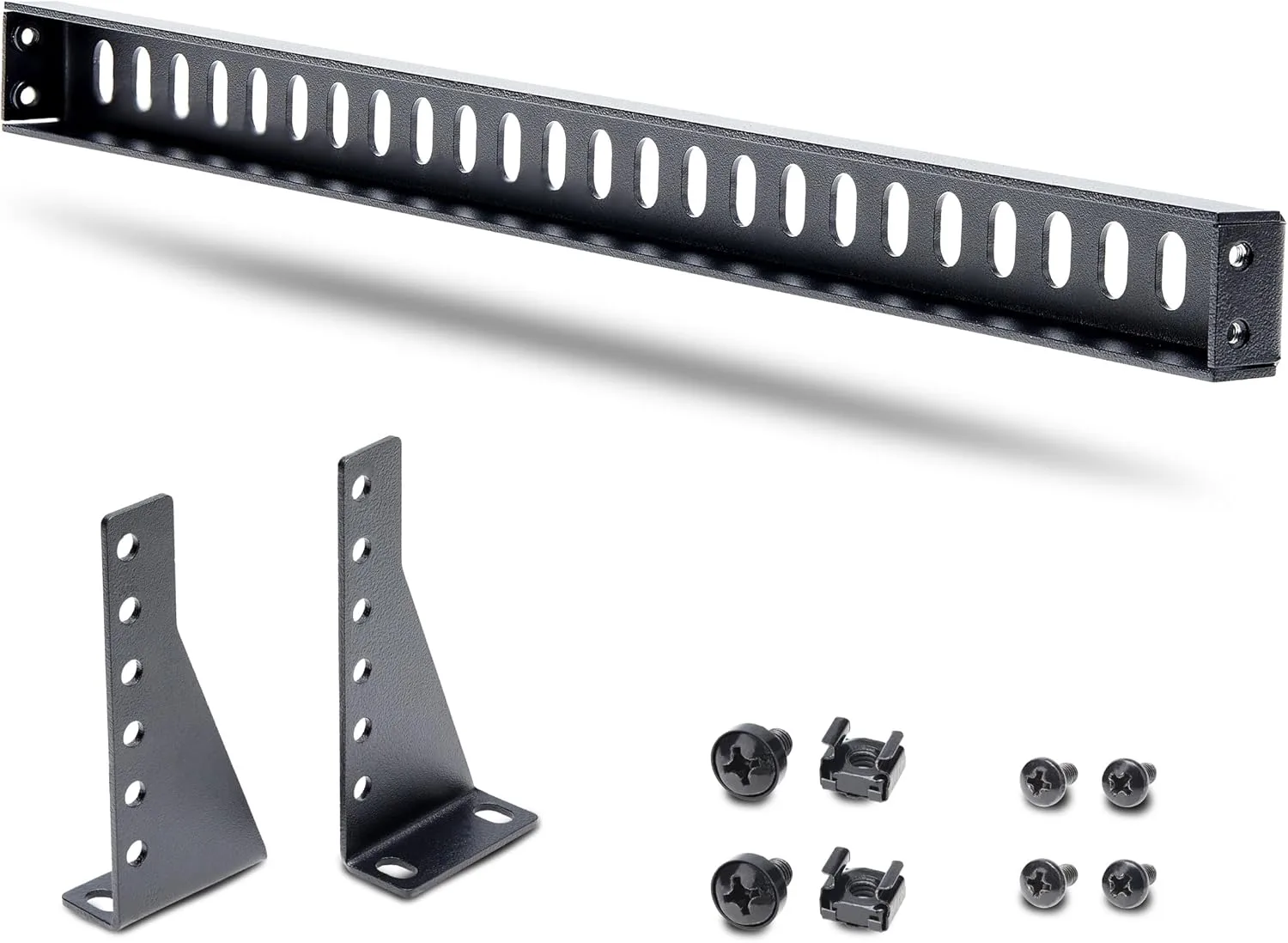 StarTech.com 1U Horizontal Cable Lacing Bar for 19in Racks