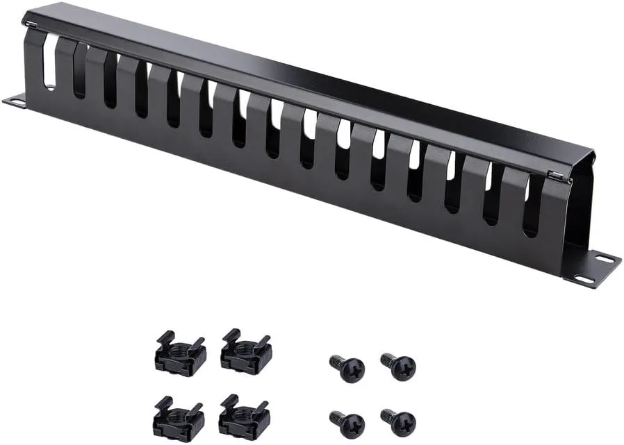 StarTech.com 1U 19" Rack Cable Management Panel