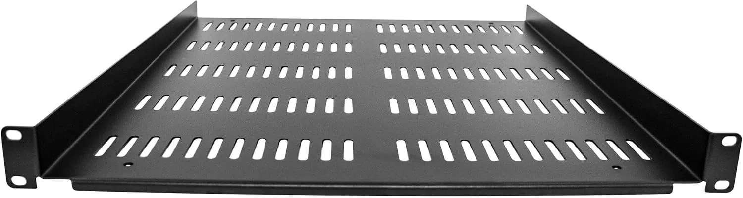 StarTech.com 1U Vented Server Rack Shelf — 20" Deep Cantilever Tray, 55 lb Capacity