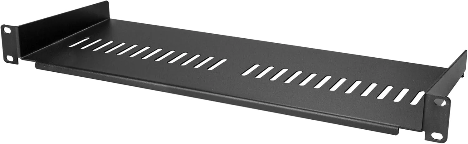 StarTech.com 1U Server Rack Shelf - Universal Vented Cantilever 7in Deep (CABSHELF1U7V)