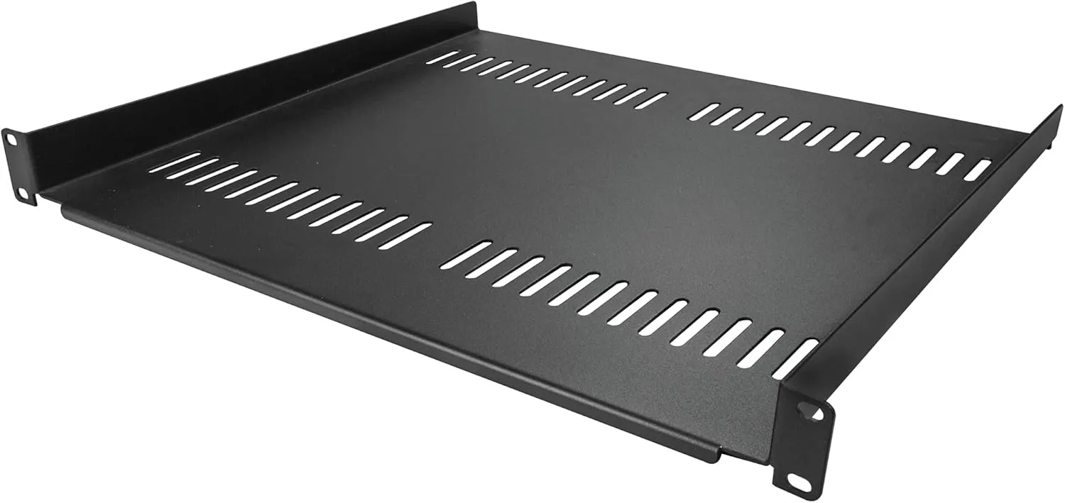 StarTech 4-Post 19" Server Rack Cabinet with Adjustable Mounting Rails and Locking Mesh Doors