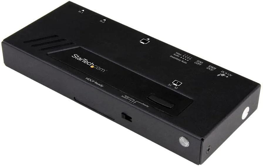 StarTech.com 2-Port HDMI Automatic Video Switch - 4K 2x1 (VS221HD4KA)