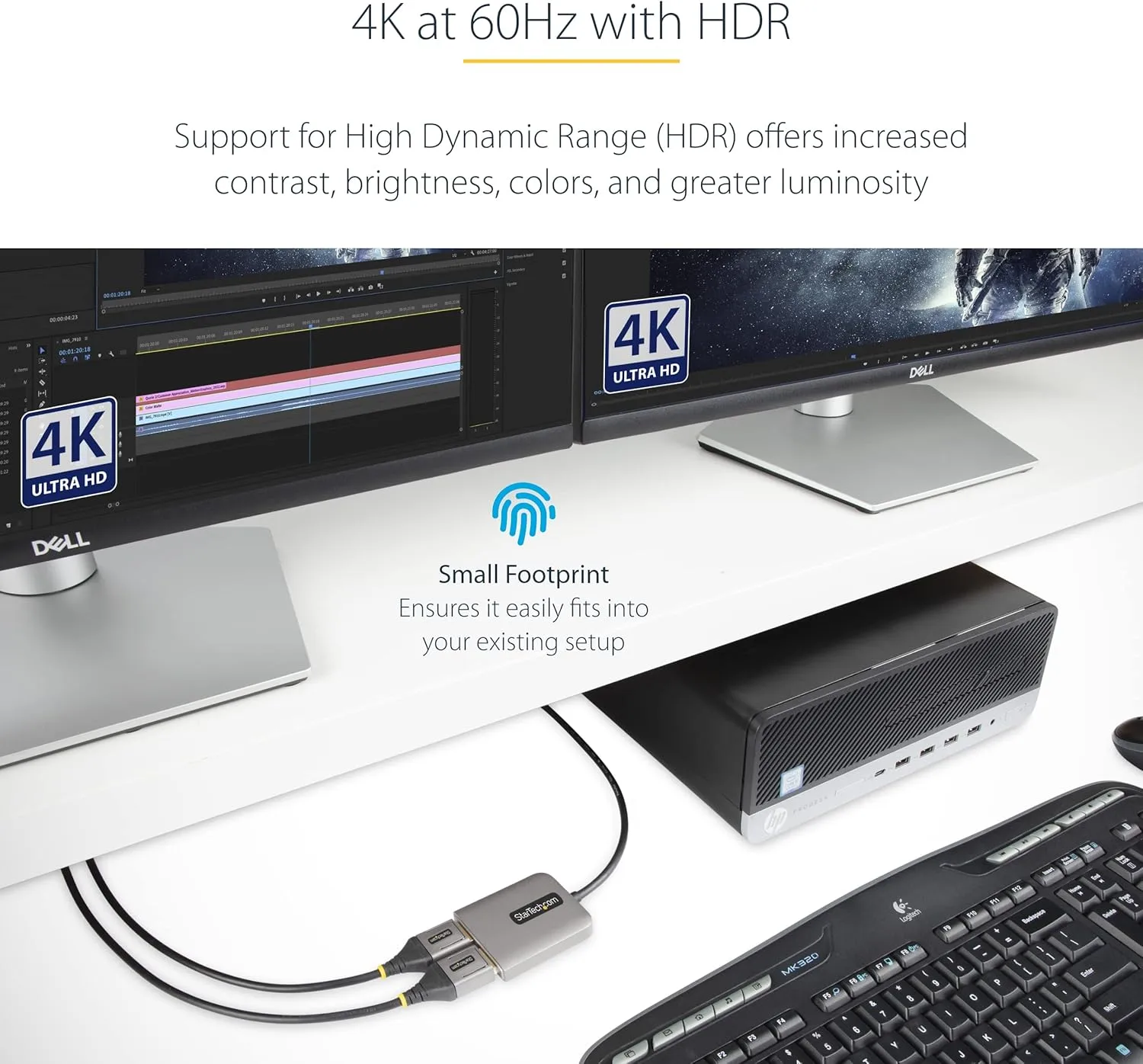StarTech.com DisplayPort 1.4 MST Hub - Multi-Monitor DP Splitter