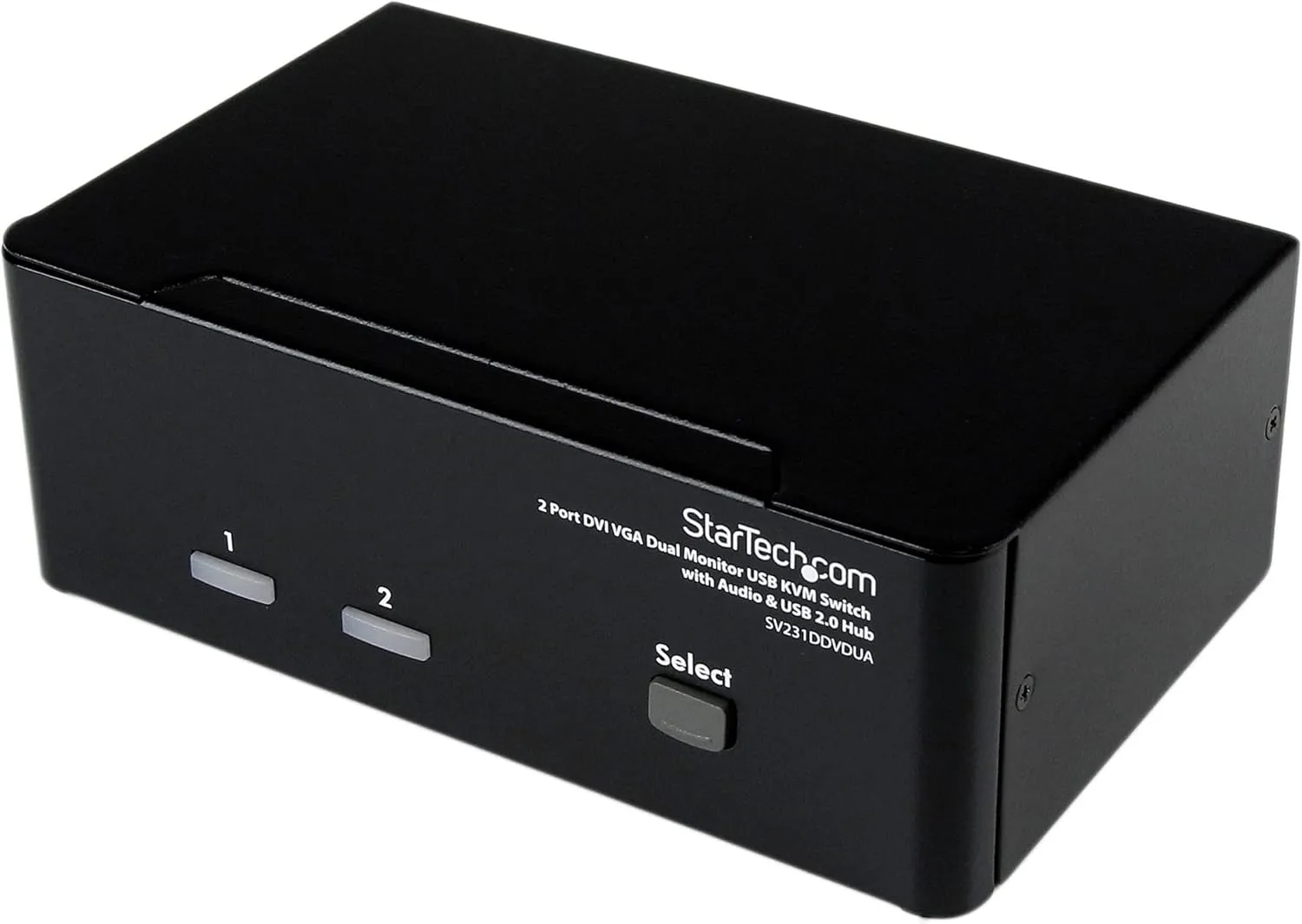 StarTech.com DVI/VGA Dual-Monitor KVM Switch with Audio and USB 2.0 Hub