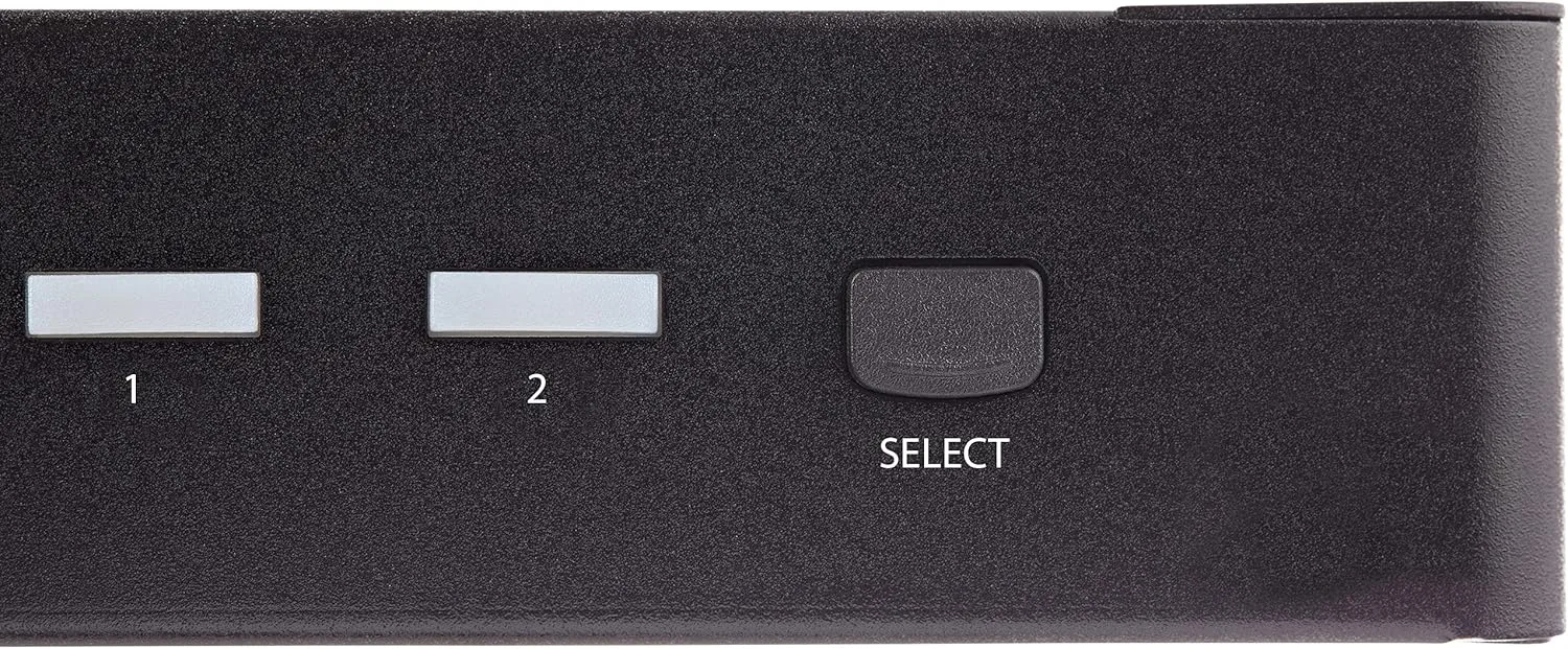 StarTech.com 2 Port HDMI KVM Switch - Single Monitor 4K 60Hz Ultra HD HDR - Desktop HDMI 2.0 KVM Switch with 2 Port USB 3.0 Hub (5Gbps) and 4X USB 2.0 HID, Audio - Hotkey Switching - TAA