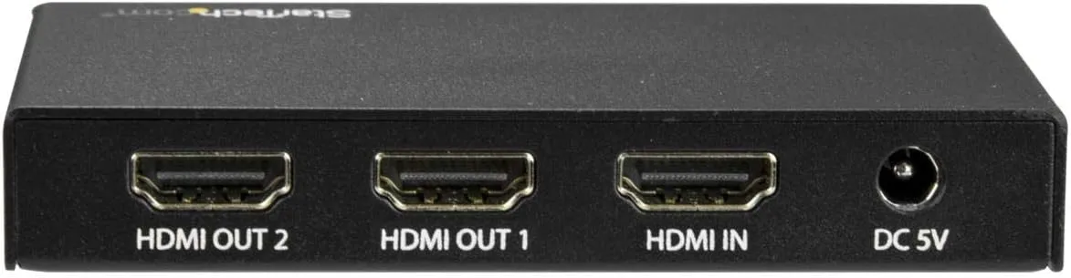 StarTech.com 2 Port HDMI Splitter - 4K 60Hz - 1x2 Way HDMI 2.0 Splitter - HDR - ST122HD202
