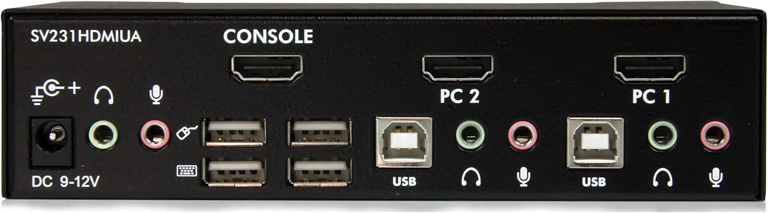 StarTech.com HDMI KVM Switch with USB Hub and Audio