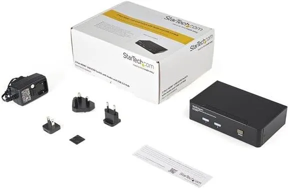 StarTech.com HDMI KVM Switch with USB Hub and Audio