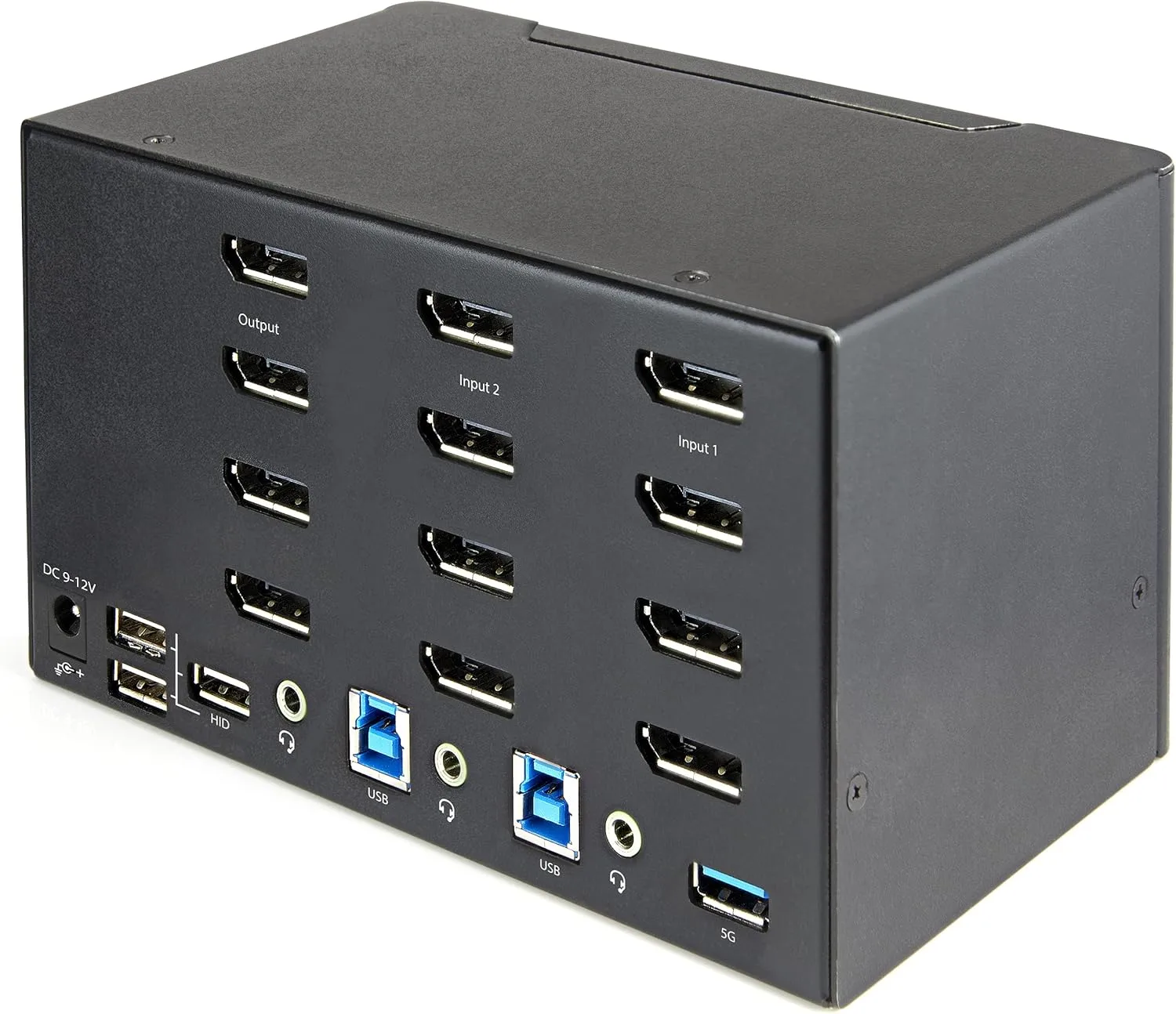 StarTech.com 2 Port Quad Monitor DisplayPort KVM Switch - 4K 60Hz UHD HDR (SV231QDPU34K)
