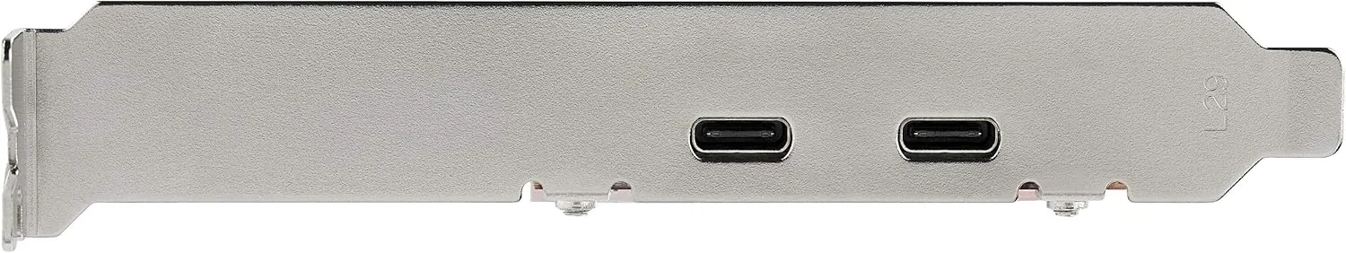 StarTech.com 2-Port USB 3.2 Gen 2 PCIe Card, USB-C 10Gbps PCI Express 3.0 x4 Adapter, Data Only, Windows/macOS/Linux