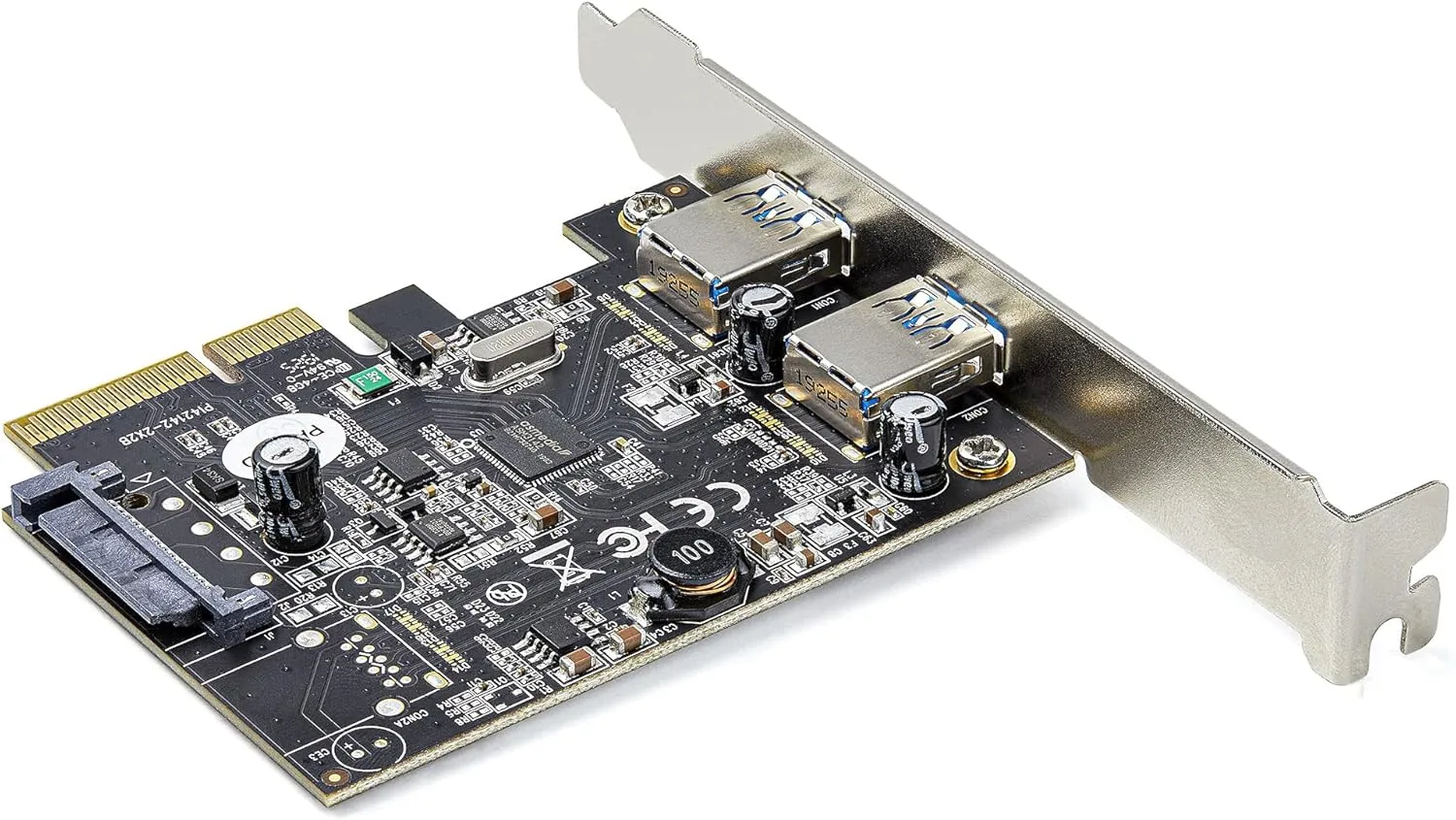 StarTech.com 2-Port USB PCIe Card with 10Gbps/Port - USB 3.1/3.2 Gen 2 Type-A PCI Express 3.0 x2 Host Controller Expansion