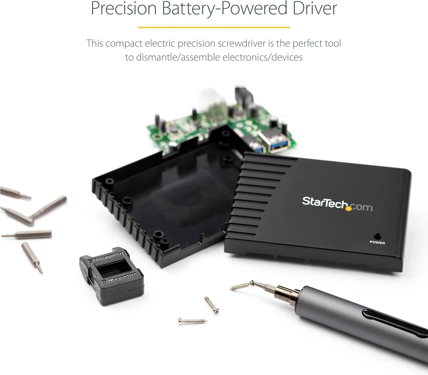 StarTech.com Electric Precision Screwdriver Set