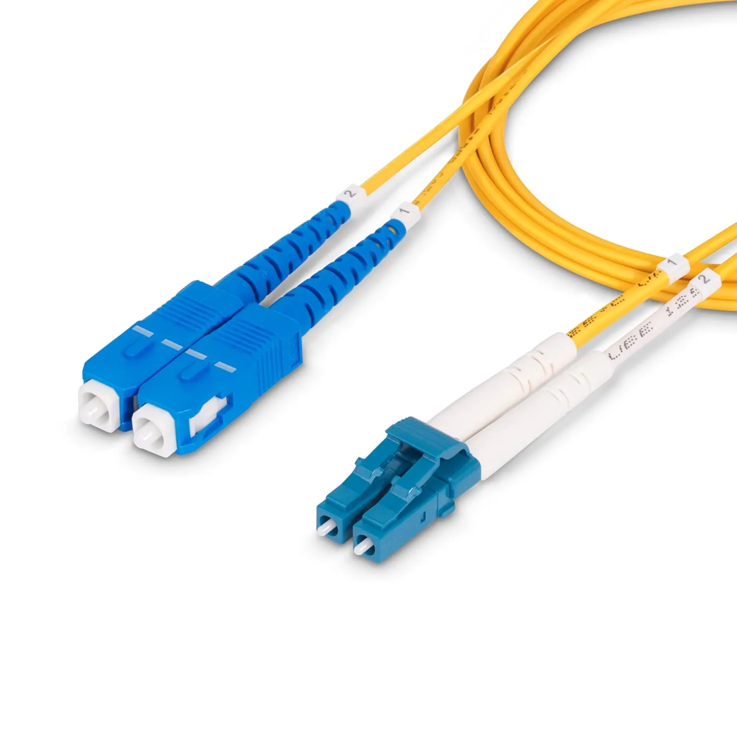StarTech.com OS2 Single Mode Duplex Fiber Optic Patch Cable, 9/125, 100G, LSZH