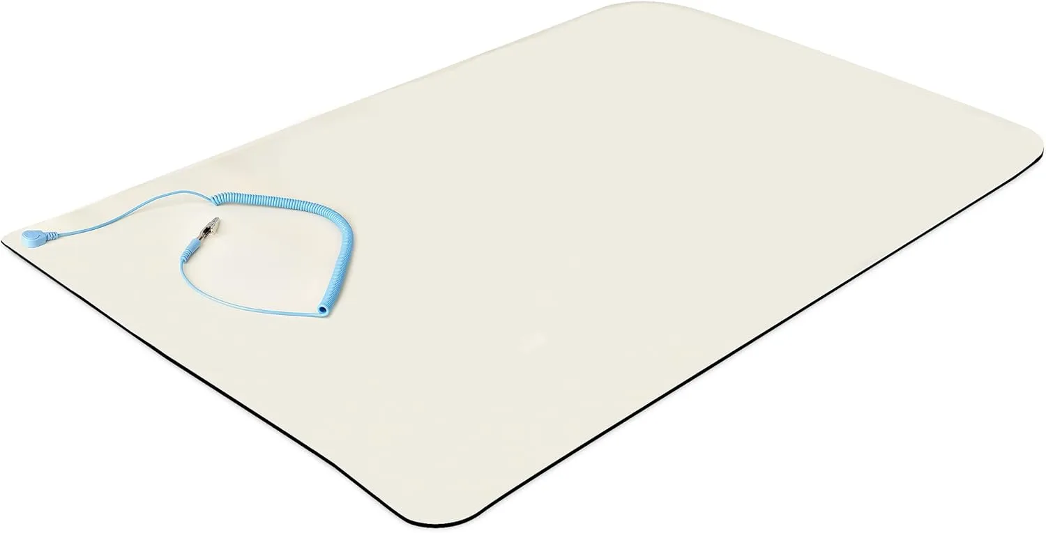 StarTech.com Anti Static Mat & ESD Wrist Strap with Grounding Wire - Anti-Static Wrist Band (SWS100)