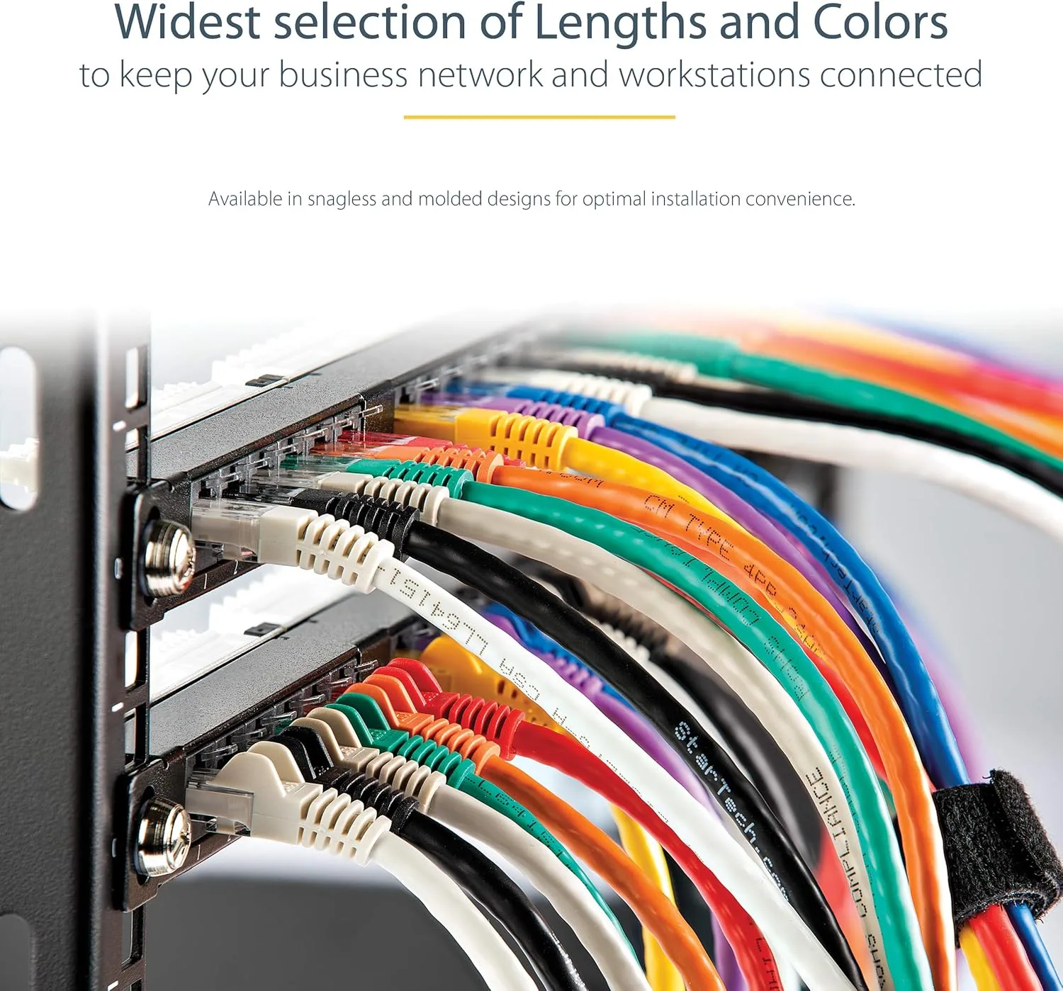 StarTech.com CAT6 Snagless RJ45 Ethernet Patch Cable