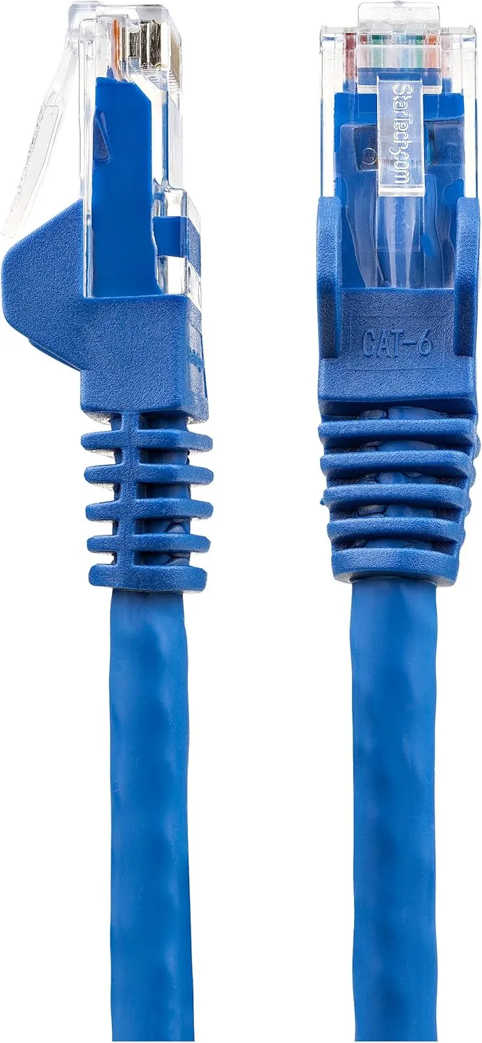 StarTech.com 50ft (15m) CAT6 Ethernet Cable - LSZH (Low Smoke Zero Halogen) - ETL Verified (N6LPATCH50BL)