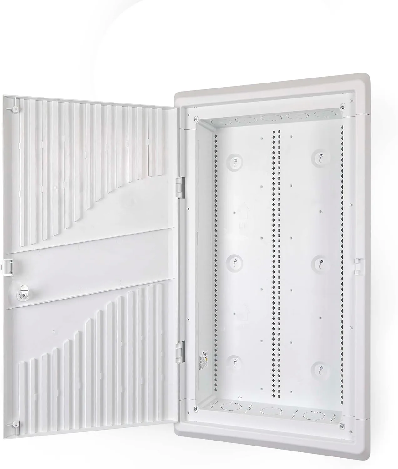 StarTech.com 28-Inch Wall-Mount Media Enclosure, Cable Management Box for Network Distribution, Structured Media Enclosure
