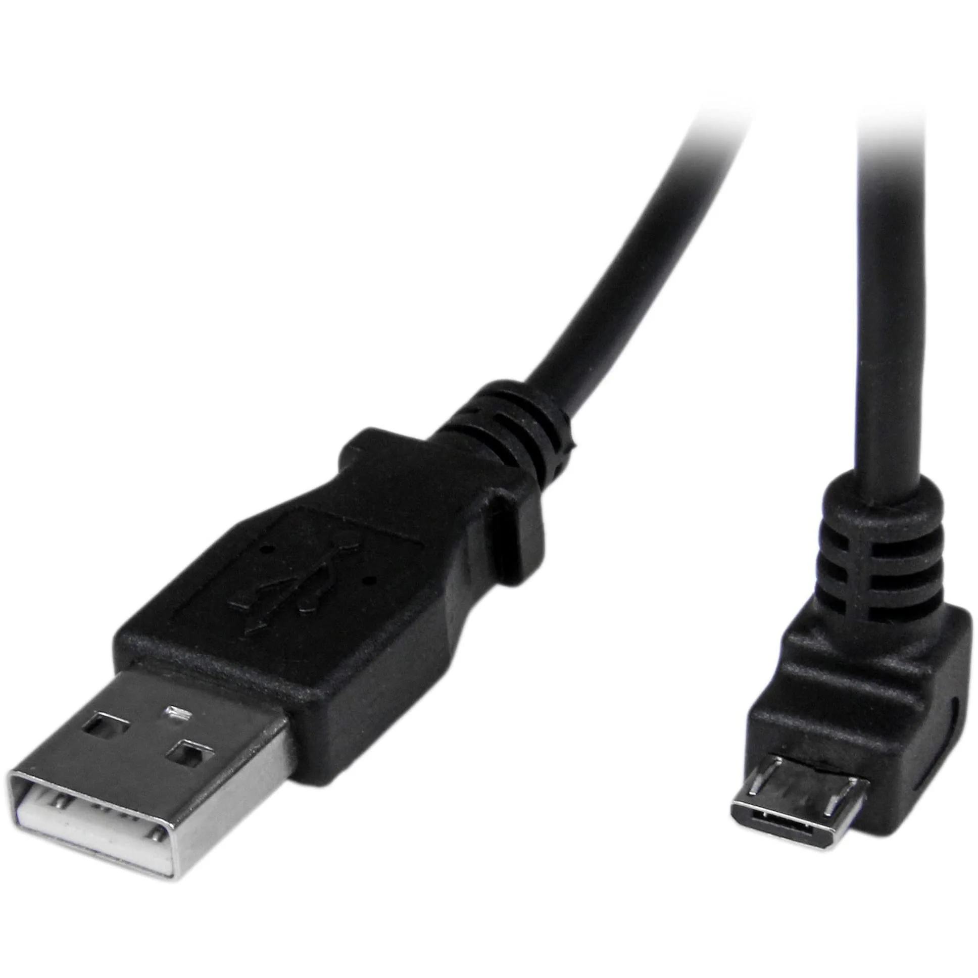StarTech.com USB 2.0 A to Micro-B Angled Charge-and-Sync Cable