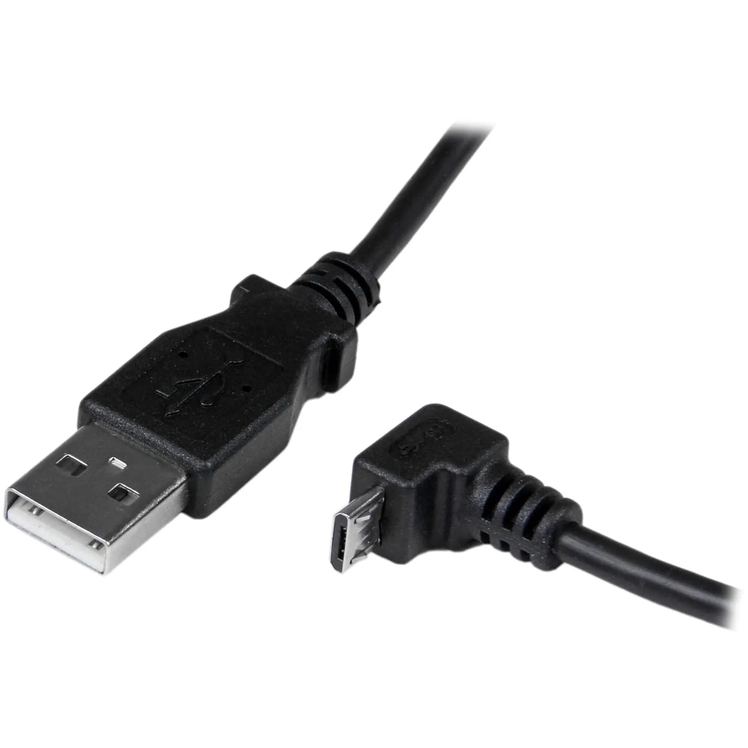 StarTech.com USB 2.0 A to Micro-B Angled Charge-and-Sync Cable