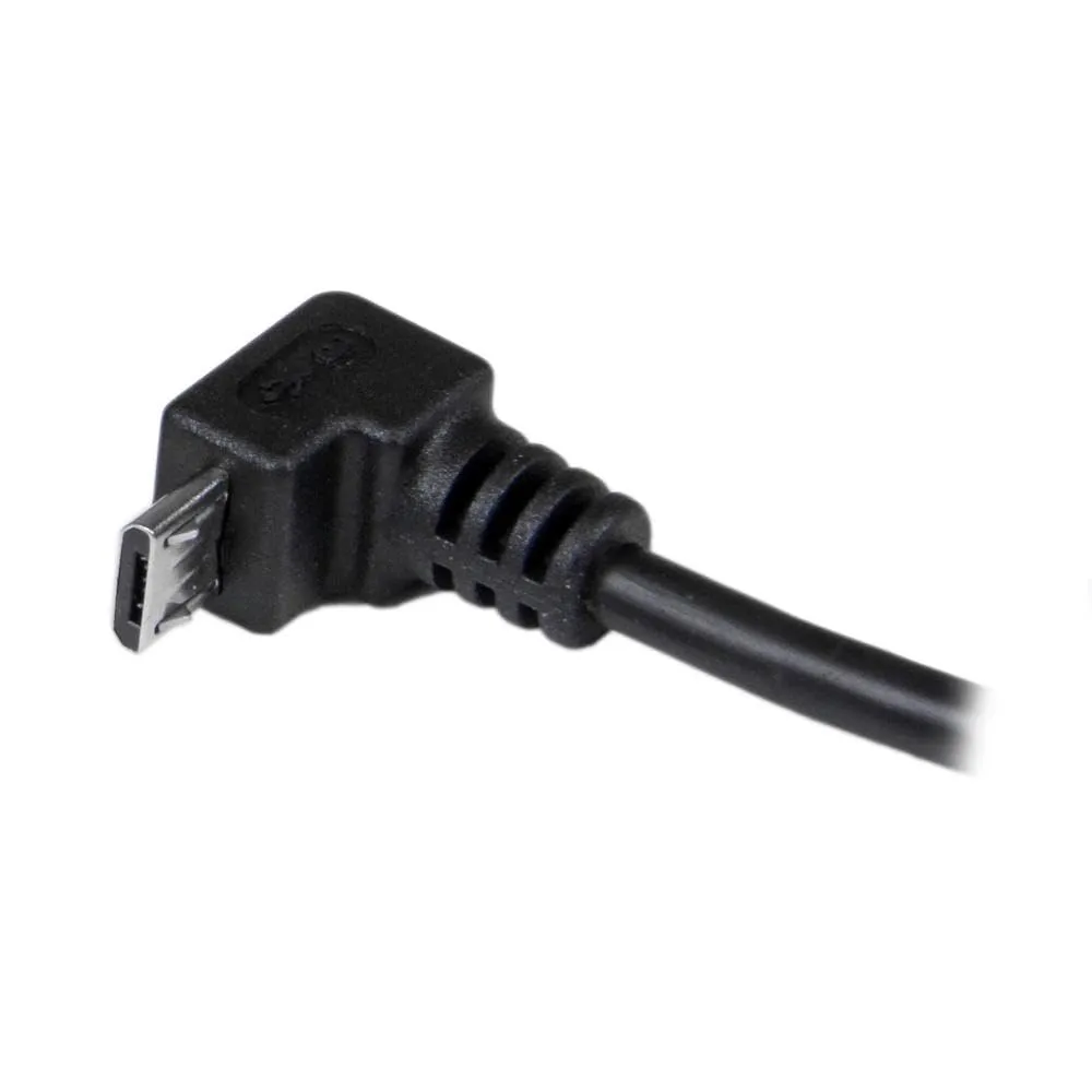 StarTech.com USB 2.0 A to Micro-B Angled Charge-and-Sync Cable
