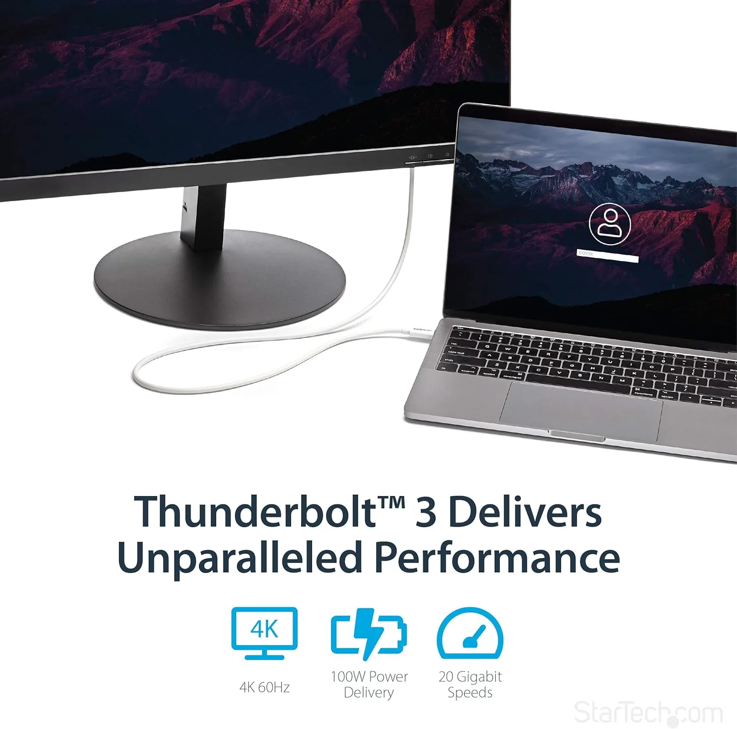 StarTech.com Passive Thunderbolt 3 USB-C Cable