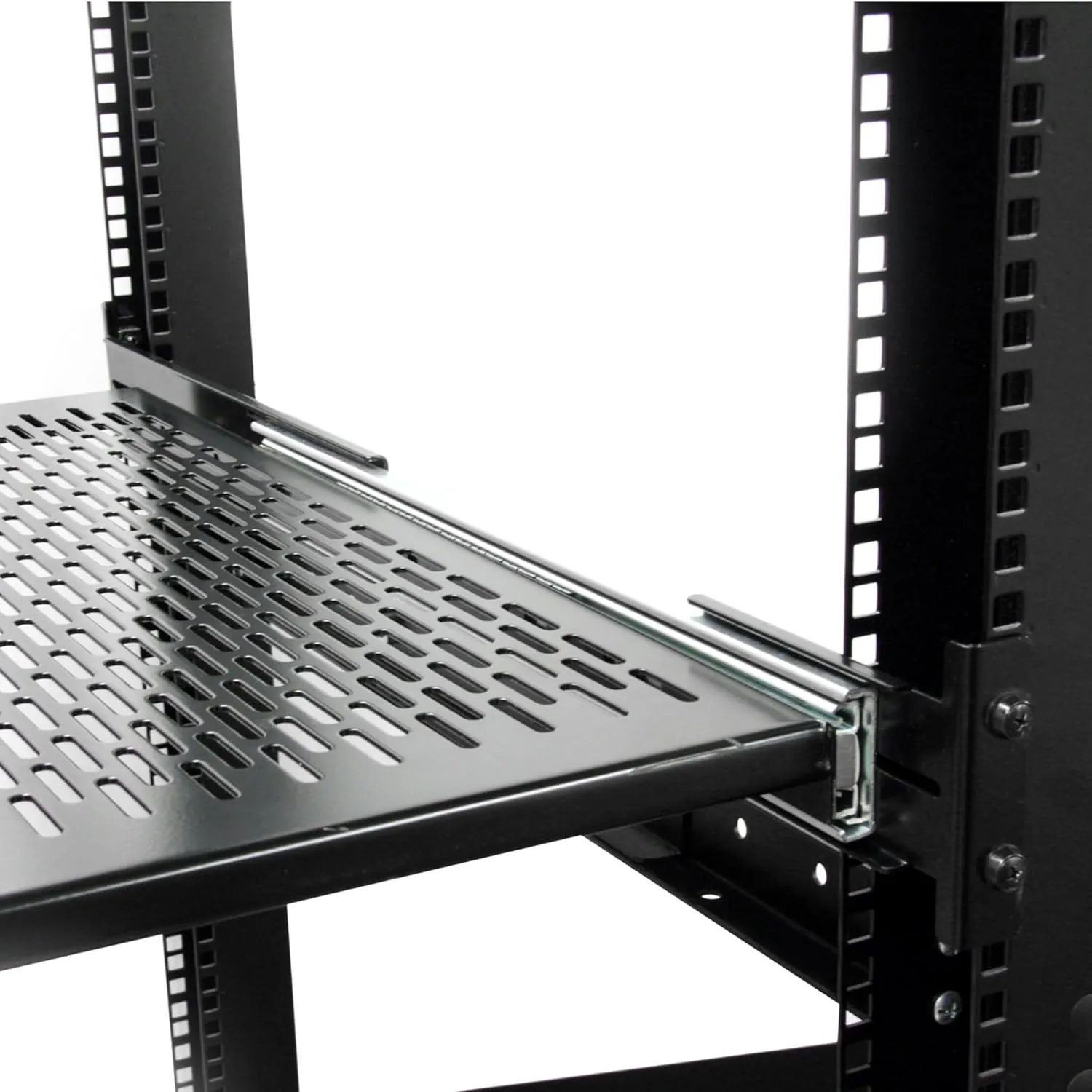 StarTech.com 2U Vented Sliding Server Rack Shelf UNISLDSHF19