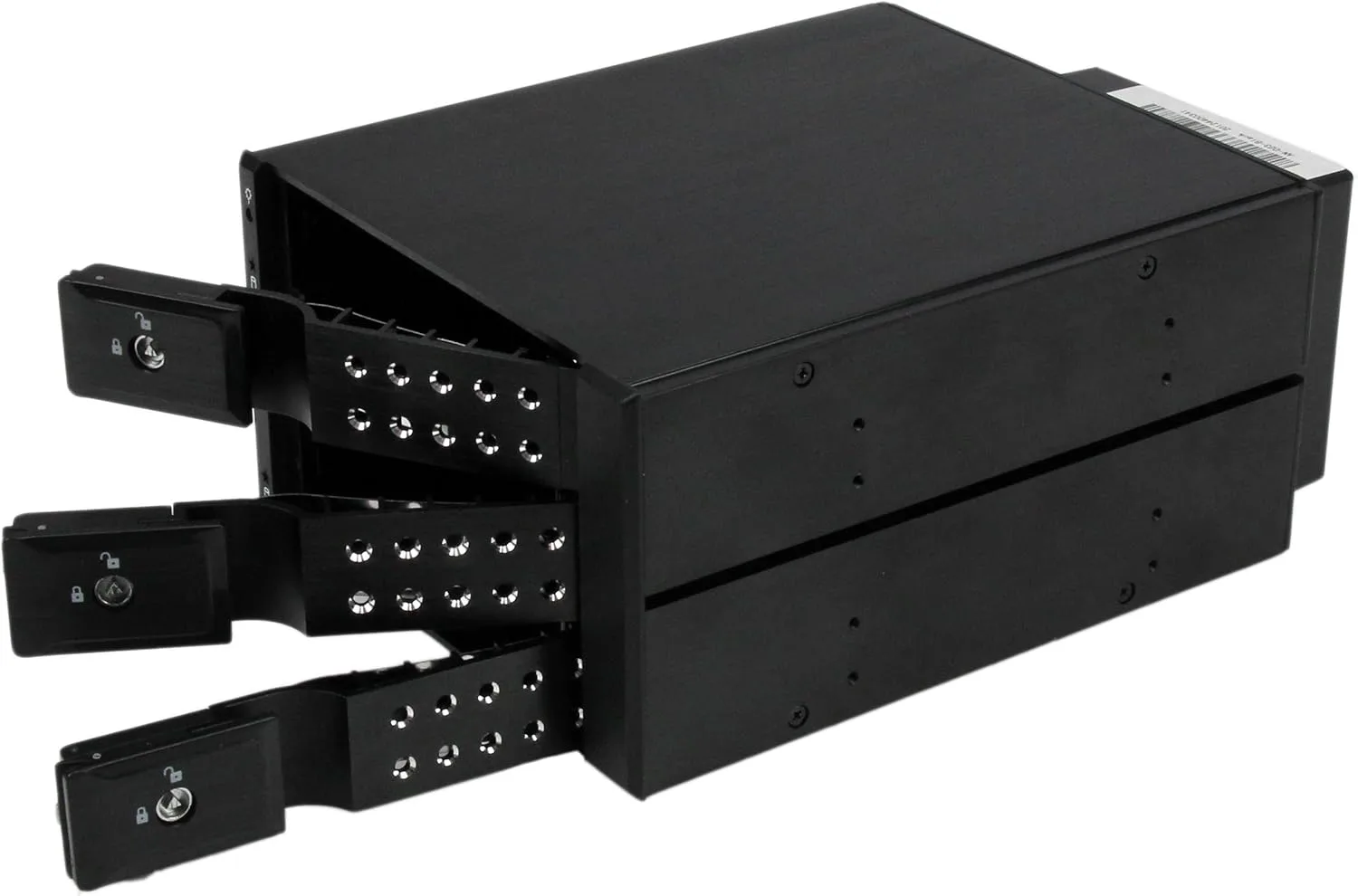 StarTech.com Drive Enclosure for 5.25" Serial Attached SCSI (SAS), SATA/600 - Serial ATA/600 Host Interface Internal - Black