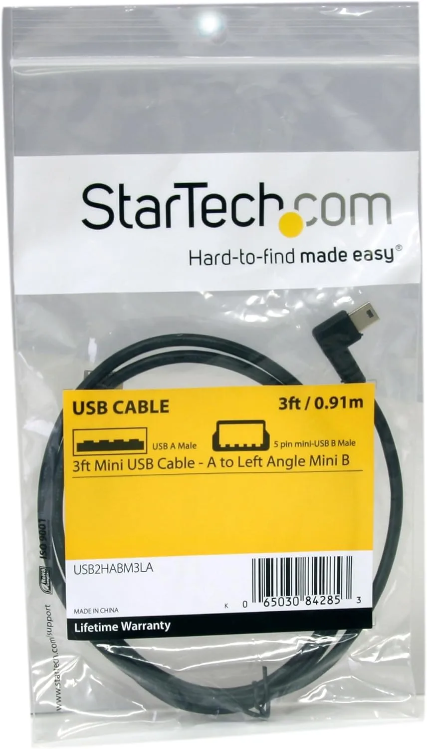 StarTech.com USB to Mini USB Cable (A to Mini B) USB 2.0